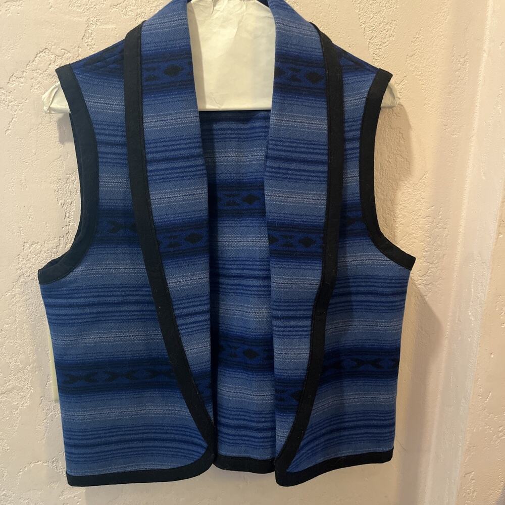 Pendleton Woolen Mills Indian Blanket Southwest Wool Vest Women's Size Small